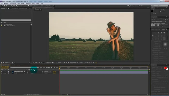 Utilizzare lo strumento 'Sposta' per posizionare i livelli 3D nello spazio 3D, creando la profondità di campo desiderata.