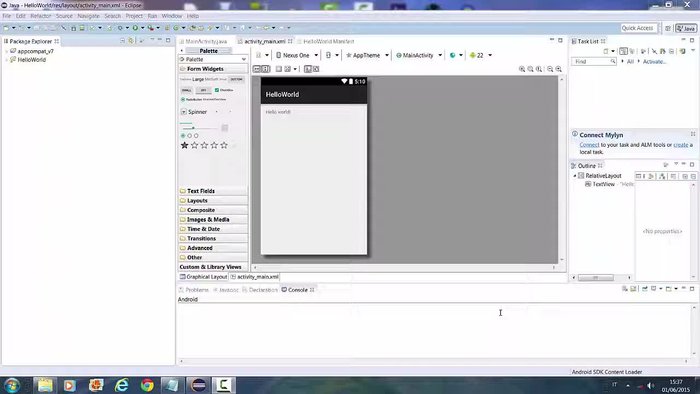 Configurazione dell'ambiente di sviluppo Android (già completata nel video precedente).