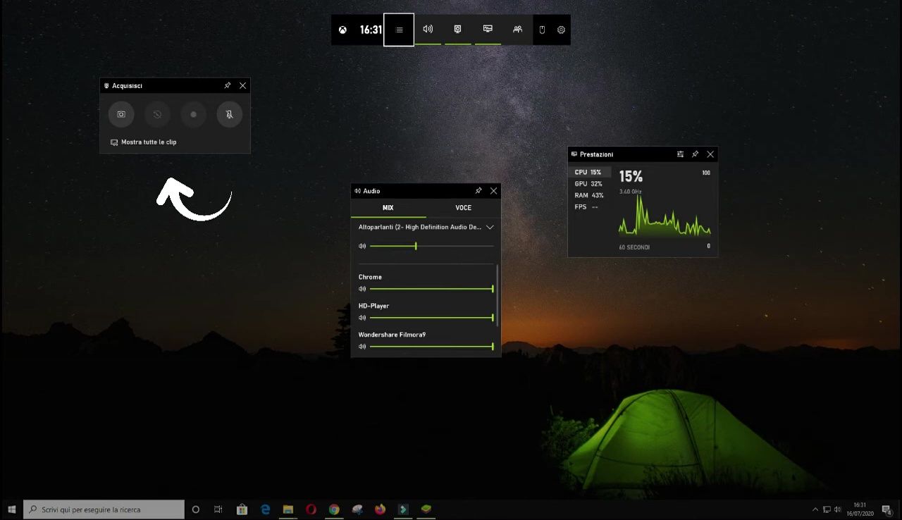 Registra lo schermo del tuo PC Windows 10 SENZA software extra!