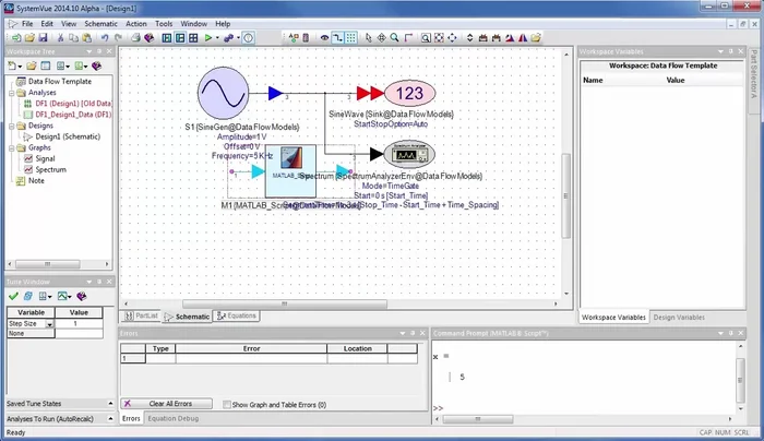 Esempio pratico: creazione di un raddrizzatore utilizzando uno script MATLAB.