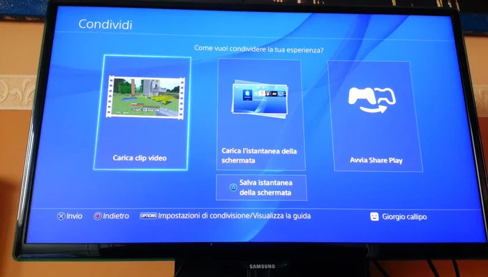 Vai su "Impostazioni di condivisione"