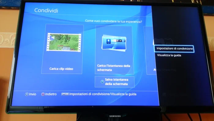 Vai su "Impostazioni di condivisione"