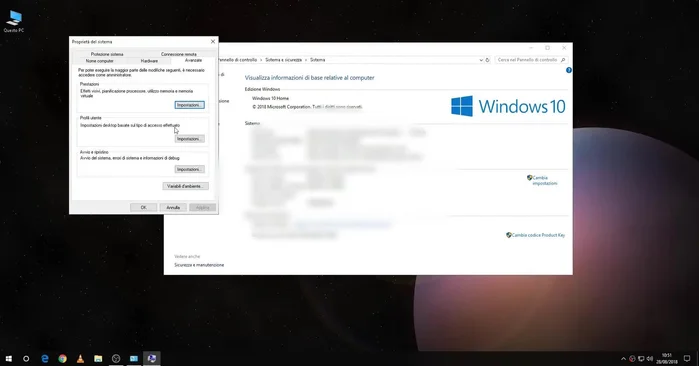 Selezionare la scheda "Avanzate".