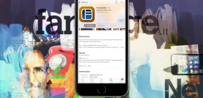 Scarica l'app FrameTastic dall'App Store e acquista l'abbonamento per sbloccare le funzionalità di esportazione video.