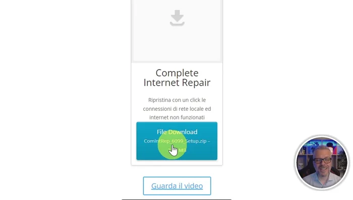 Scaricare il file "Complete Internet Repair"