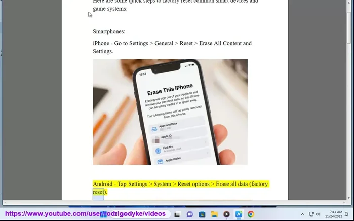 PlayStation 5: Software di sistema, Ripristina PS5.