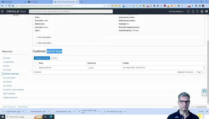 Attendere che la chiave segreta venga attivata (potrebbero volerci alcuni minuti).