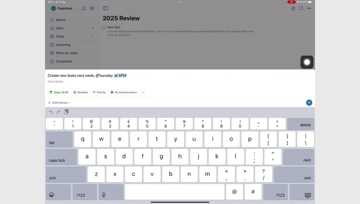 Analisi della gestione degli allegati: possibilità di allegare file fino a 100MB (PDF, zip, video, audio, immagini), sincronizzazione su più dispositivi.
