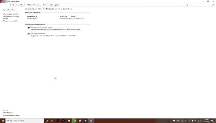 Disabilita e riabilita la connessione Wi-Fi.