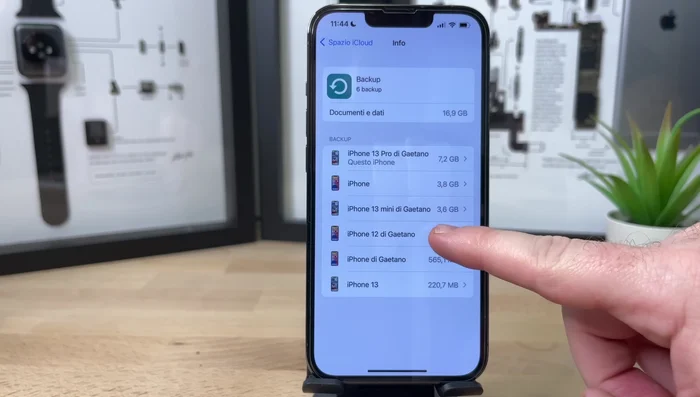 Gestire le app sincronizzate con iCloud: