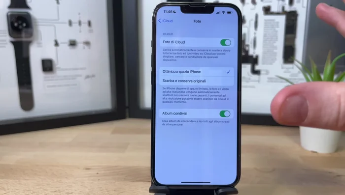 Gestire le foto e i video su iCloud: