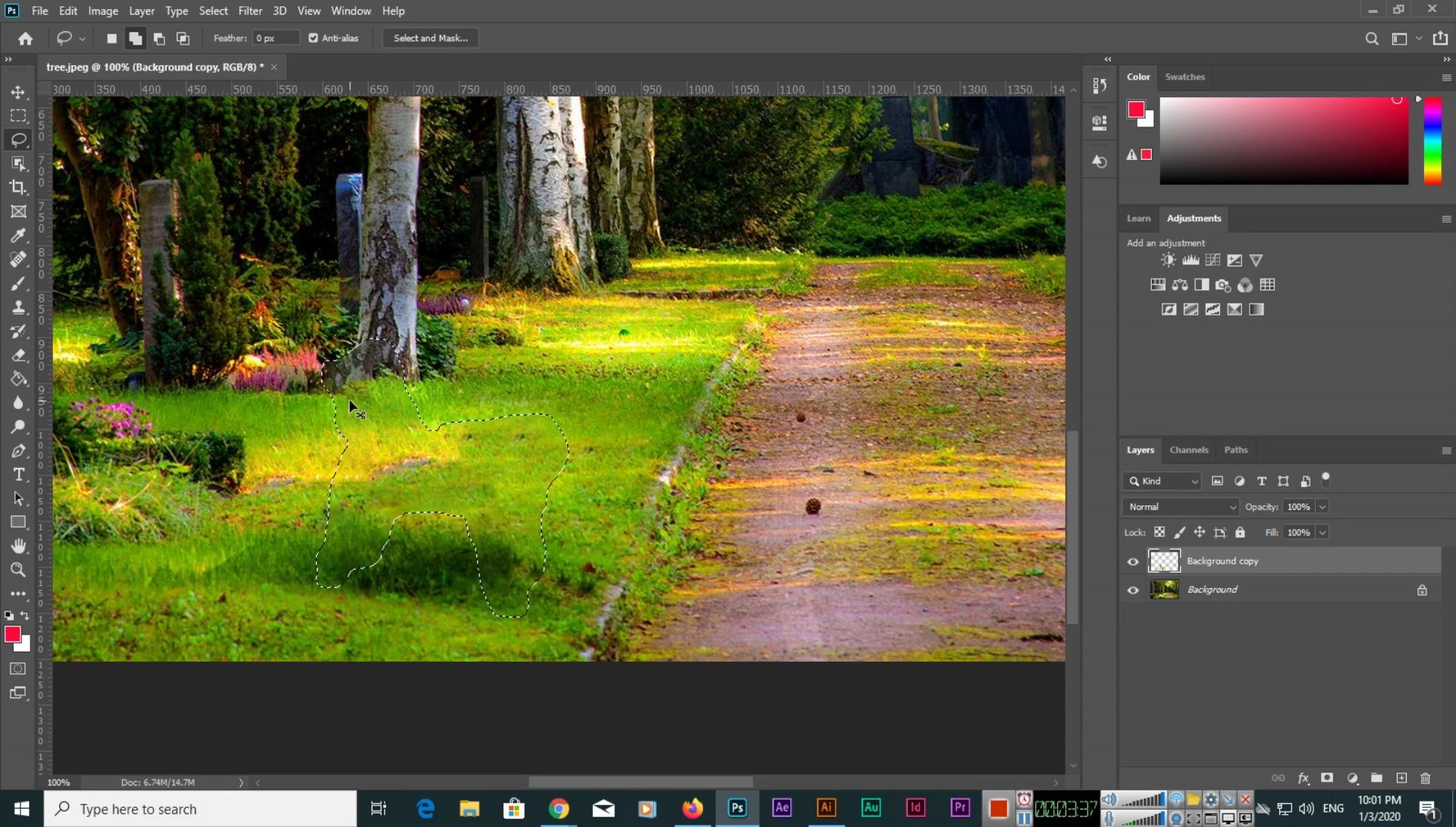 Rimozione oggetti da foto con il Riempimento in base al contenuto di Photoshop 2020: Guida completa