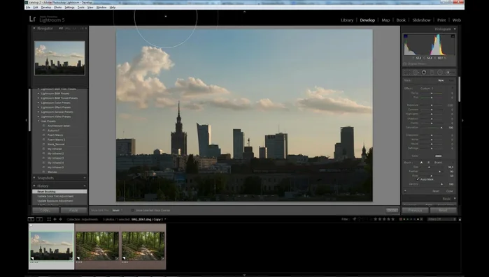 Dipingi sull'area desiderata per applicare le modifiche.