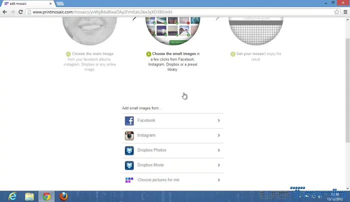 Clicca su 'Use this Small image'.