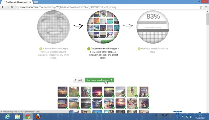 Clicca su 'Use this Small image'.