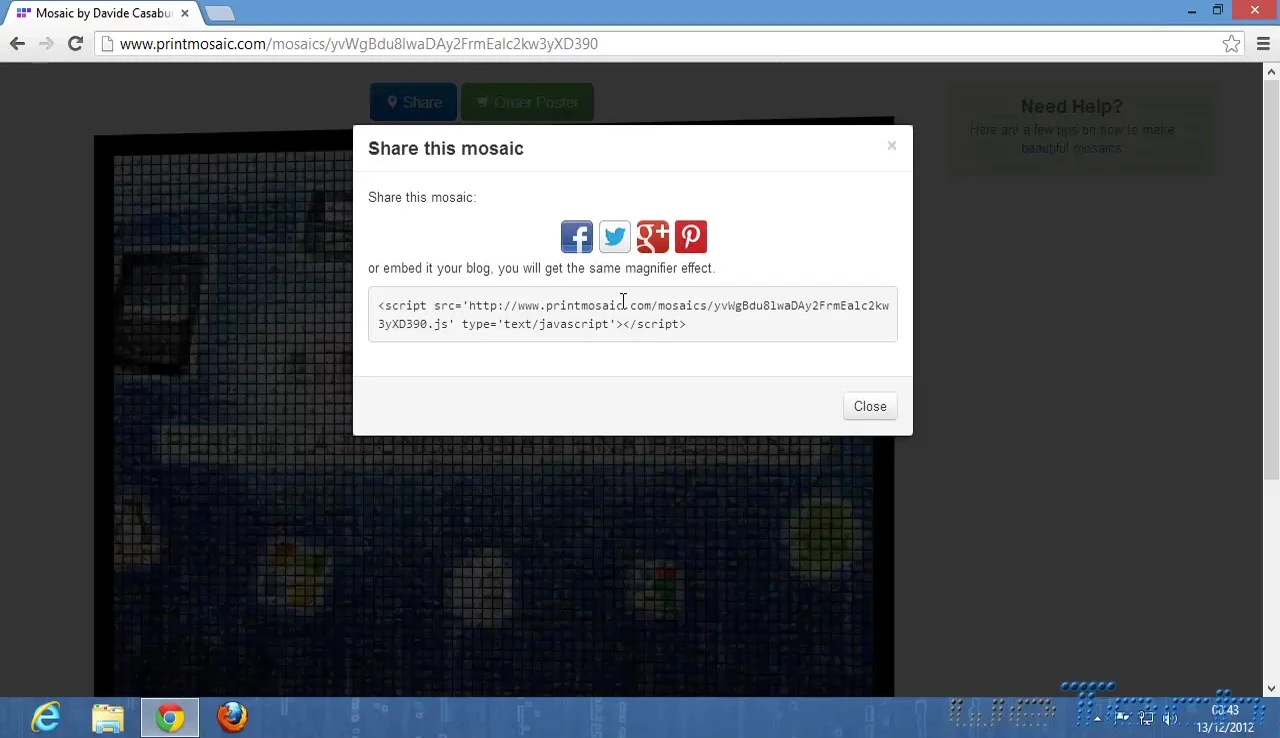 Crea Mosaici Online con Pinta.it: Guida Rapida e Efficace