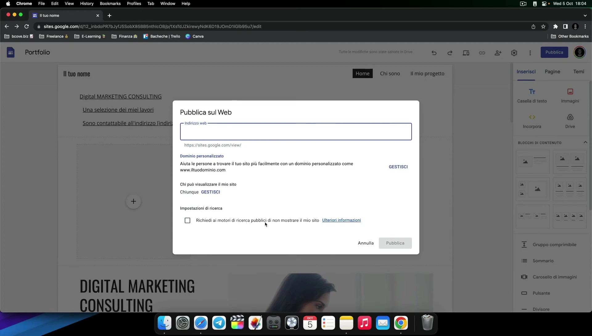 Crea Siti Web Velocemente con Google Sites: Guida Completa