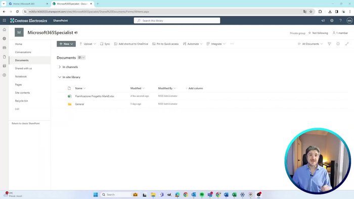 Effettuare le modifiche desiderate. Il file si salva automaticamente.