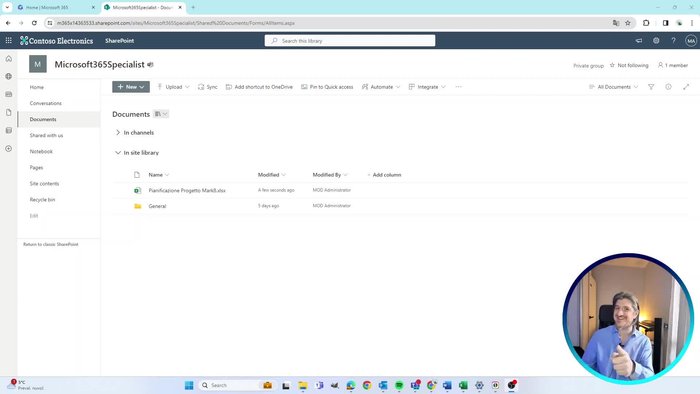Effettuare le modifiche desiderate. Il file si salva automaticamente.
