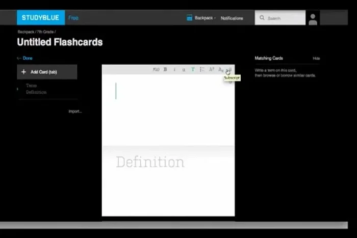 Utilizza le opzioni di formattazione (grassetto, corsivo, elenchi puntati, ecc.) per rendere le tue flashcards più chiare e leggibili.
