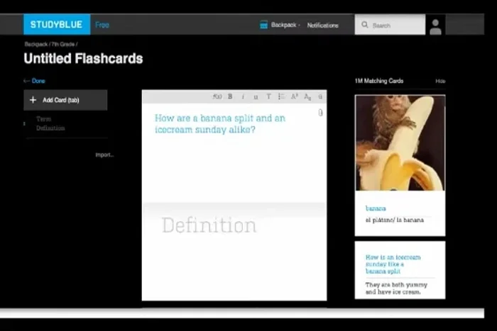 Scrivi una definizione chiara e concisa nella sezione inferiore.