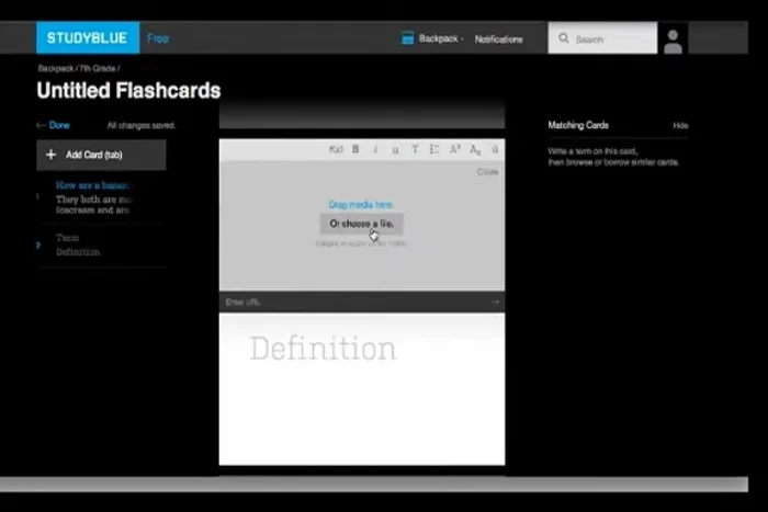 Aggiungi audio (facoltativo) tramite il simbolo della graffetta, usando un file MP3 precedentemente registrato (es. con Audacity).
