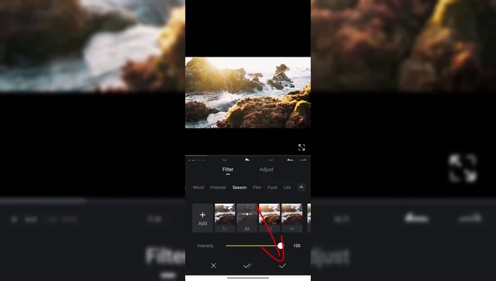 Applicare il filtro selezionando il check.