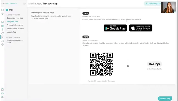 Prepara la tua app per l'invio: verifica tutti i passaggi e testa l'app.