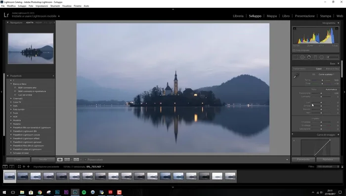 Modifica le impostazioni di sviluppo su una singola fotografia.