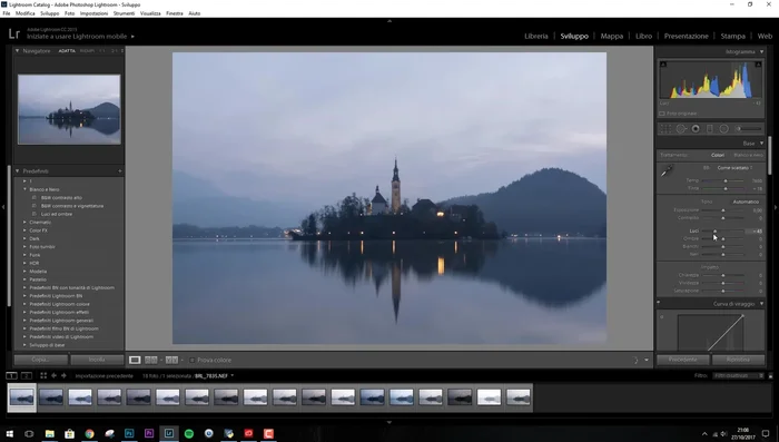 Modifica le impostazioni di sviluppo su una singola fotografia.
