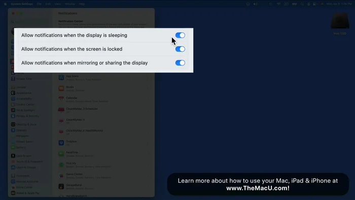 Imposta le notifiche per quando lo schermo è bloccato o in stop: scegli se ricevere notifiche anche quando il display è spento.