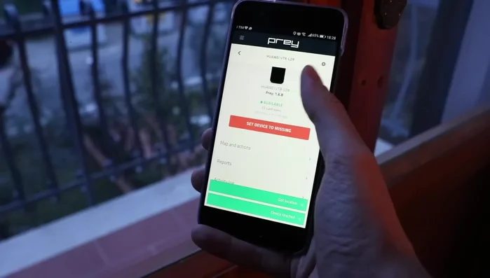 Utilizza l'app per tracciare la posizione del telefono.