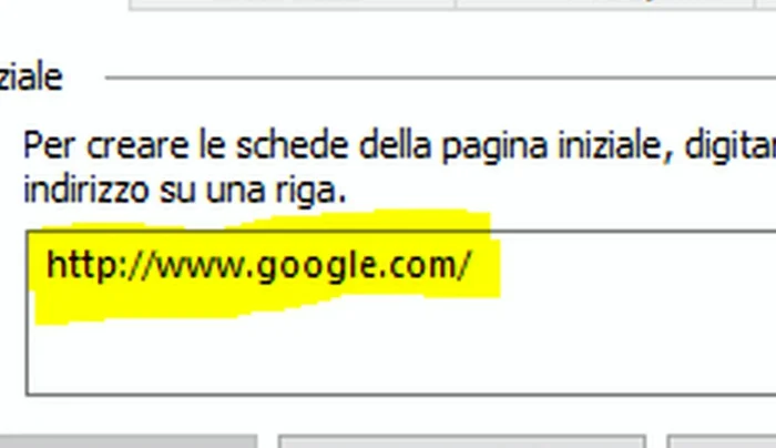 Vai su Programmi e funzionalità, Gestione componenti aggiuntivi, e rimuovi qualsiasi barra aggiuntiva sospetta. Clicca su Applica e poi OK.