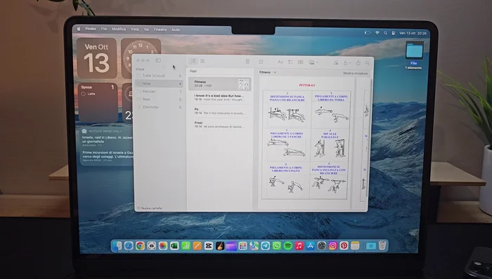 Visualizzazione di PDF direttamente dalle Note