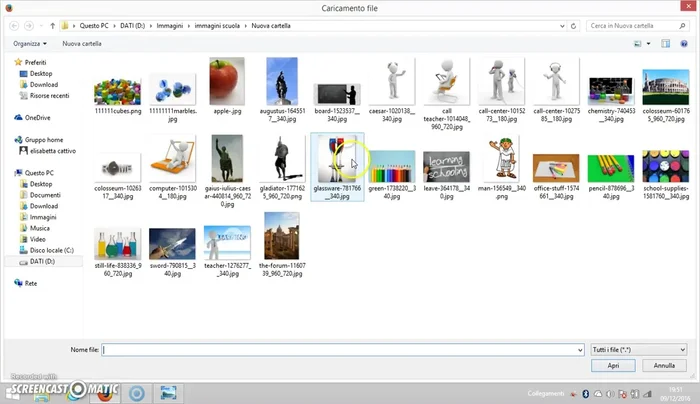 Inserire immagini dal computer o da un URL. Modificare la dimensione e l'orientamento delle immagini.