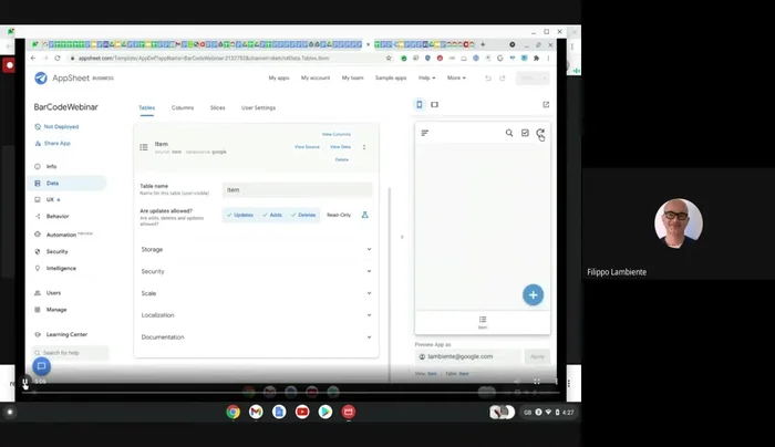 Impostare la sincronizzazione automatica ad ogni inserimento di un nuovo record.
