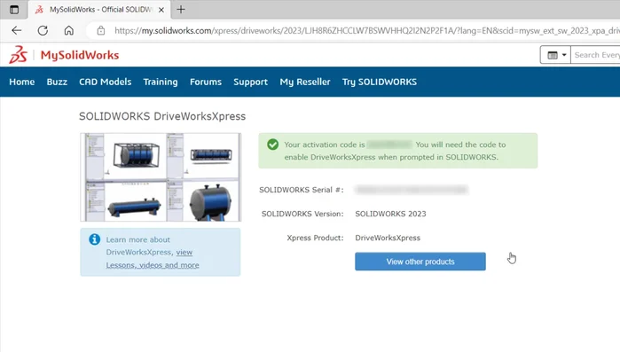 Clicca su "OK". DriveWorks Express dovrebbe apparire nel riquadro delle attività.