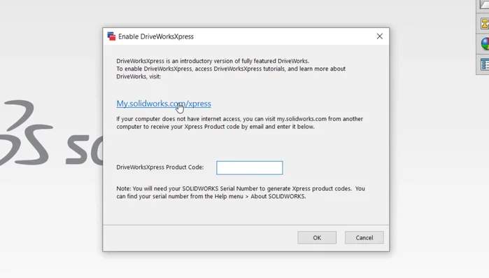Accedi con le tue credenziali 3D Passport o SolidWorks ID (o crea un account se necessario).
