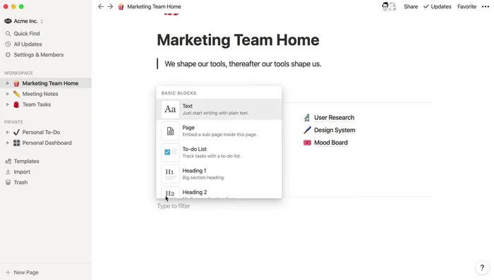 Cerca il database desiderato nell'elenco o digita il suo nome nella barra di ricerca.
