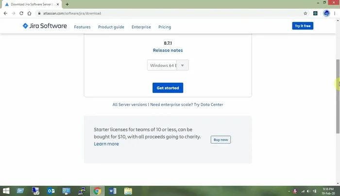 Una volta completato il download (circa 378 MB, 2 minuti), individuare il file di installazione.