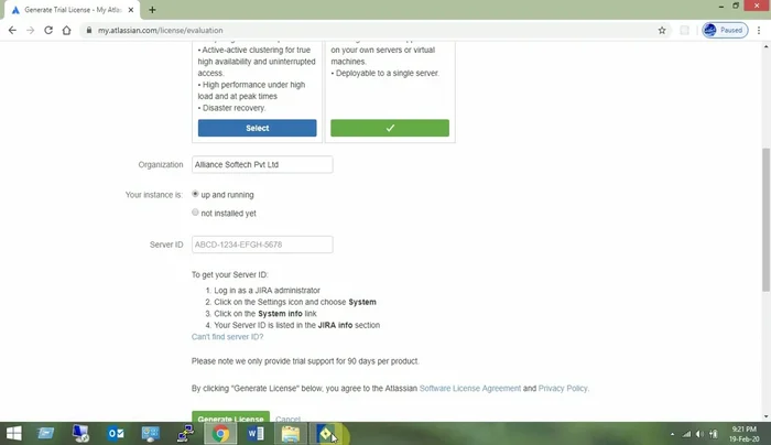 Completare l'installazione seguendo le istruzioni della procedura guidata.