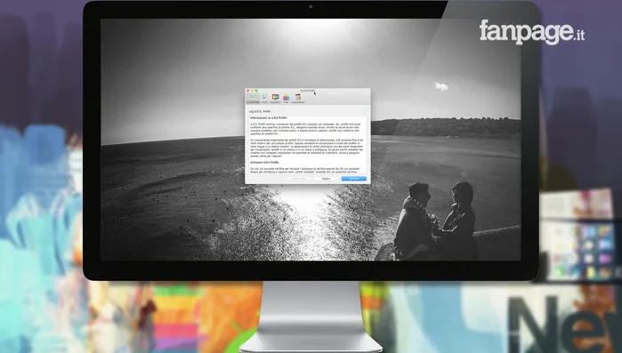 Trovare Utility ColorSync nella cartella Utility (nelle Applicazioni).