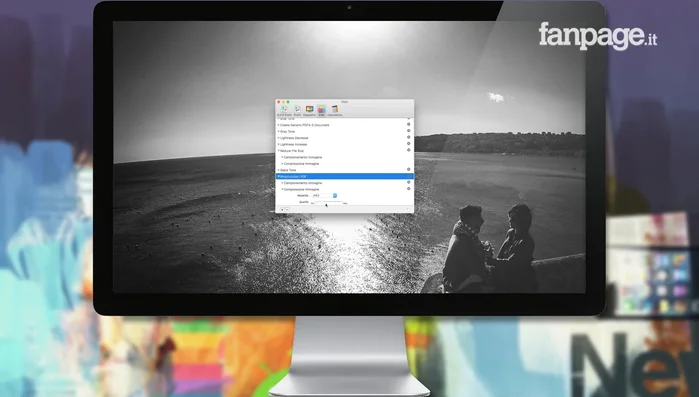 Salvare il file PDF con dimensioni ridotte.