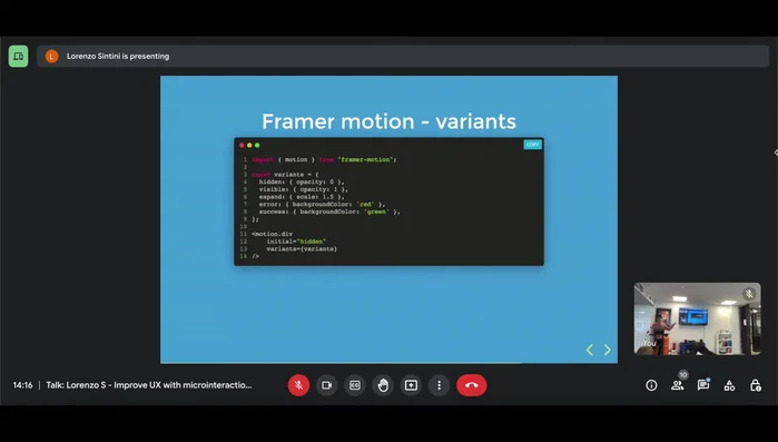 Individuare la variante iniziale.