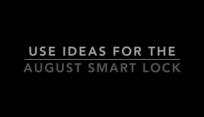 Associare la serratura con l'app August.