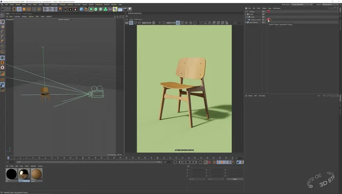 Aggiunta del tag Redshift per rendere invisibile il piano ma mantenere le sue ombre.