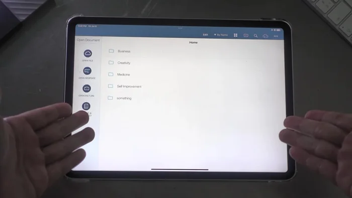 Premere 'Fatto' per confermare lo spostamento.