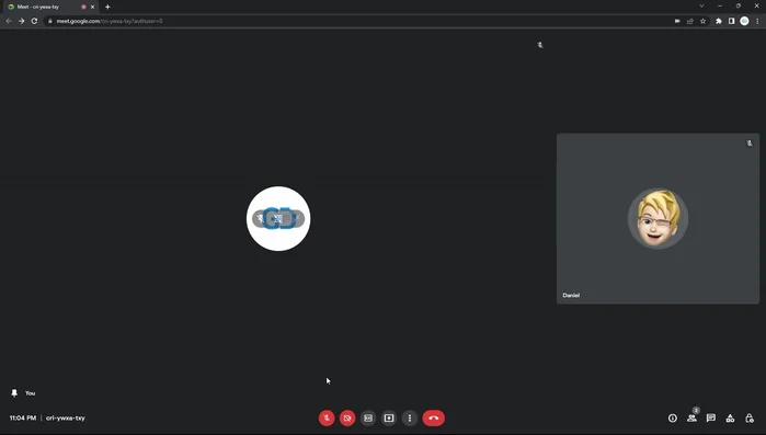 Clicca sul pulsante di condivisione schermo nella barra degli strumenti.