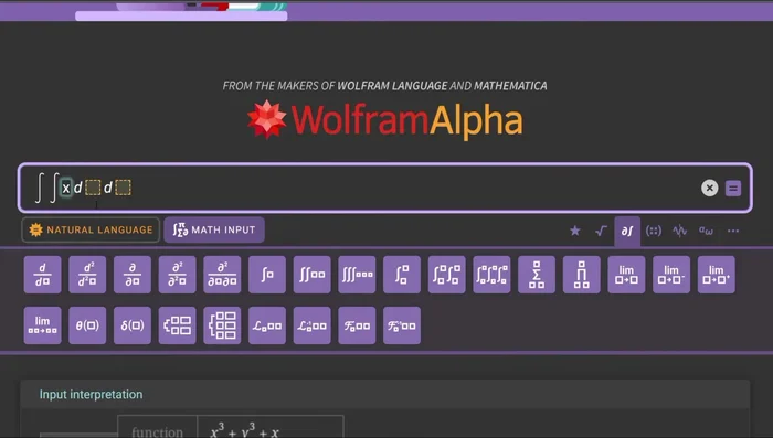 Integrali doppi e tripli: Wolfram richiede l'impostazione rigorosa in forma normale. Per domini complessi (es. cerchio), scomponi il dominio in parti più semplici definite da funzioni.