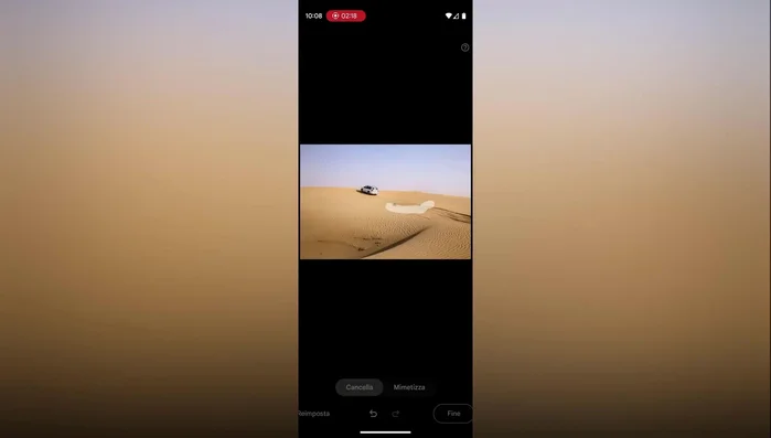 Ripetere i passaggi 6 e 7 per rimuovere altri oggetti o persone.